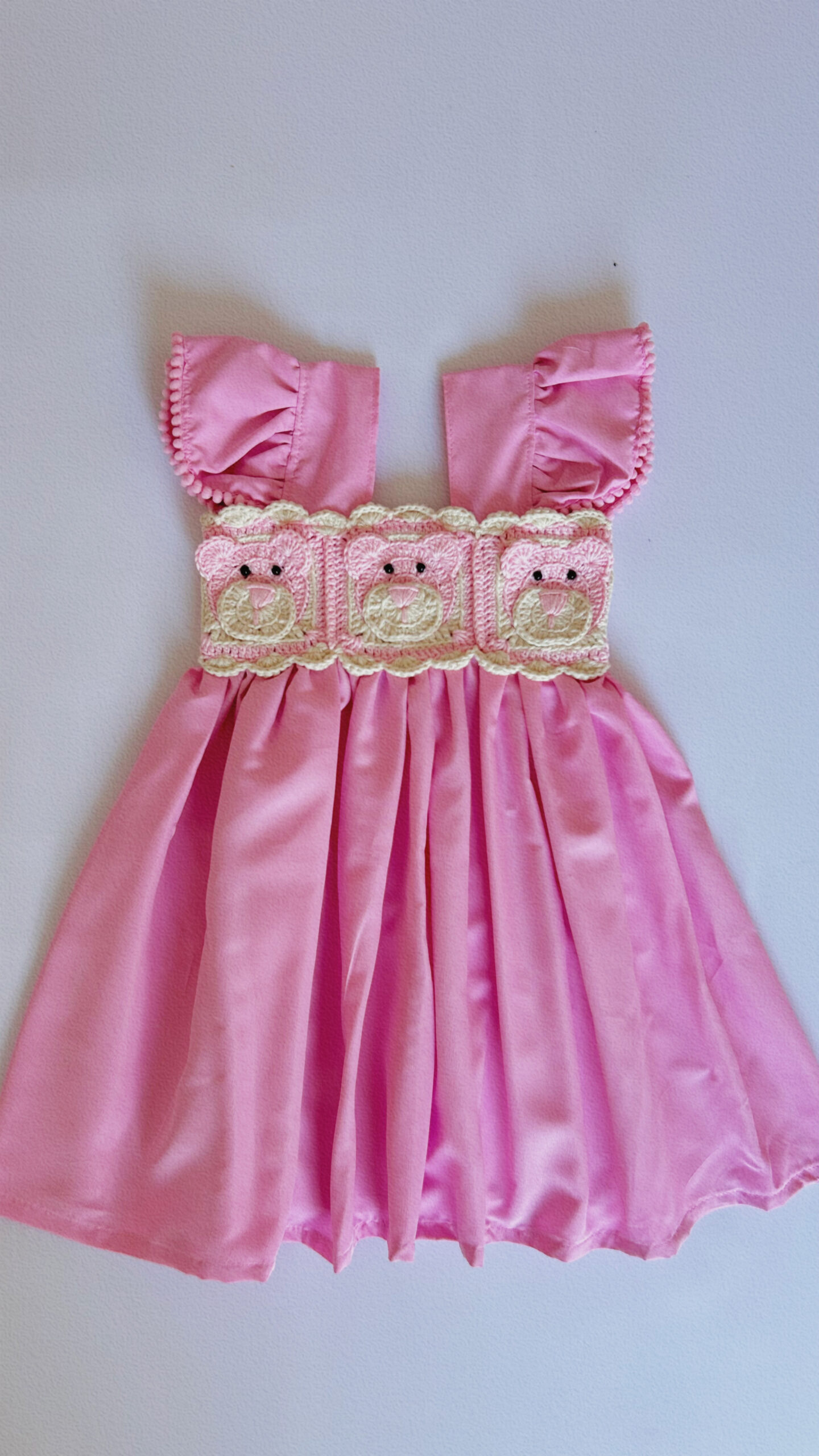 Vestido de Urso Rosa